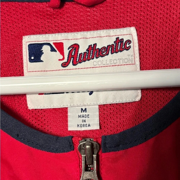 Vintage Majestic Windbreaker Jacket size M California Angels MLB Baseball - Picture 3 of 4